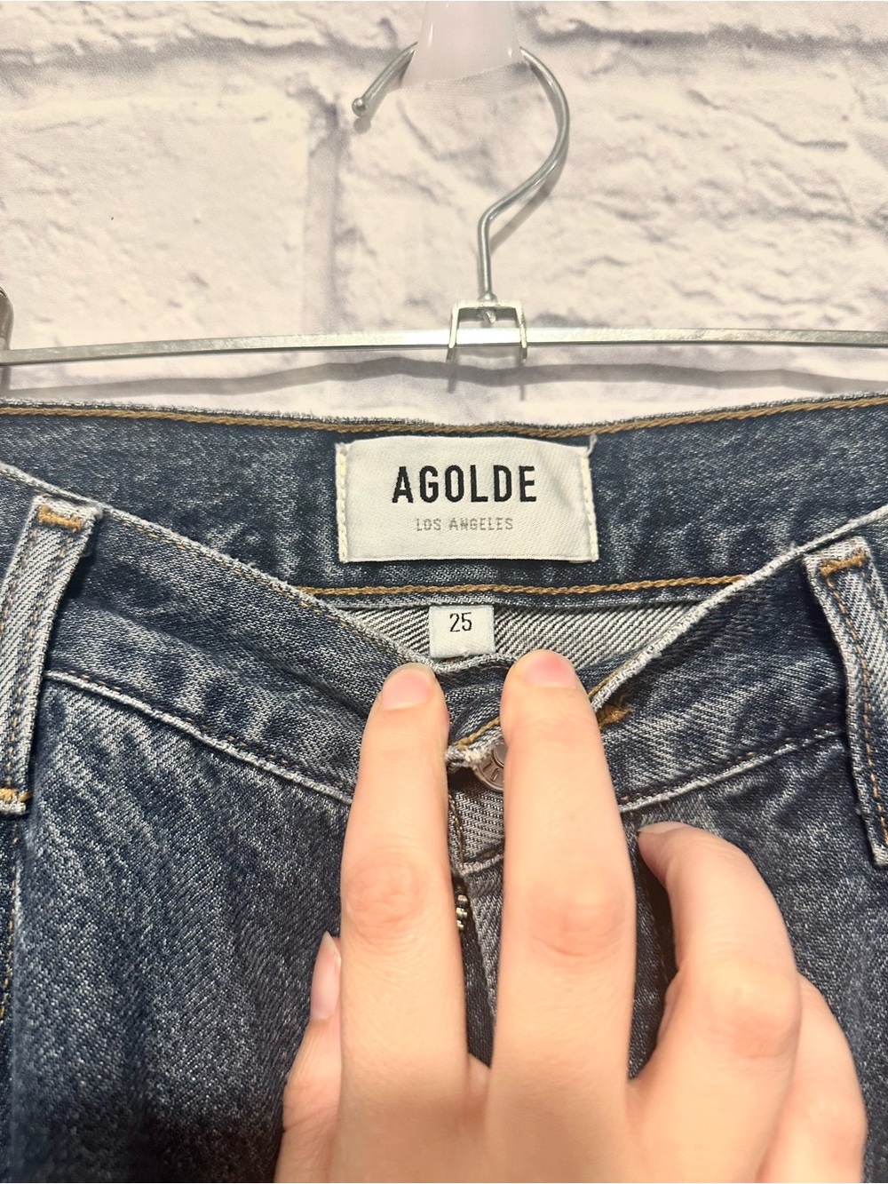 Agolde minka denim cargo pants size 25 - Picture 8 of 8